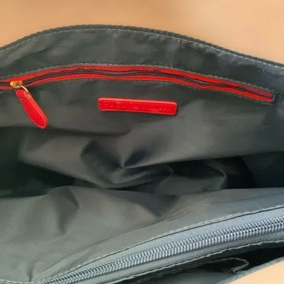 NEW TOMMY HILFIGER LARGE GEOMETRIC SHOULDER TOTE BAG - Picture 7 of 8